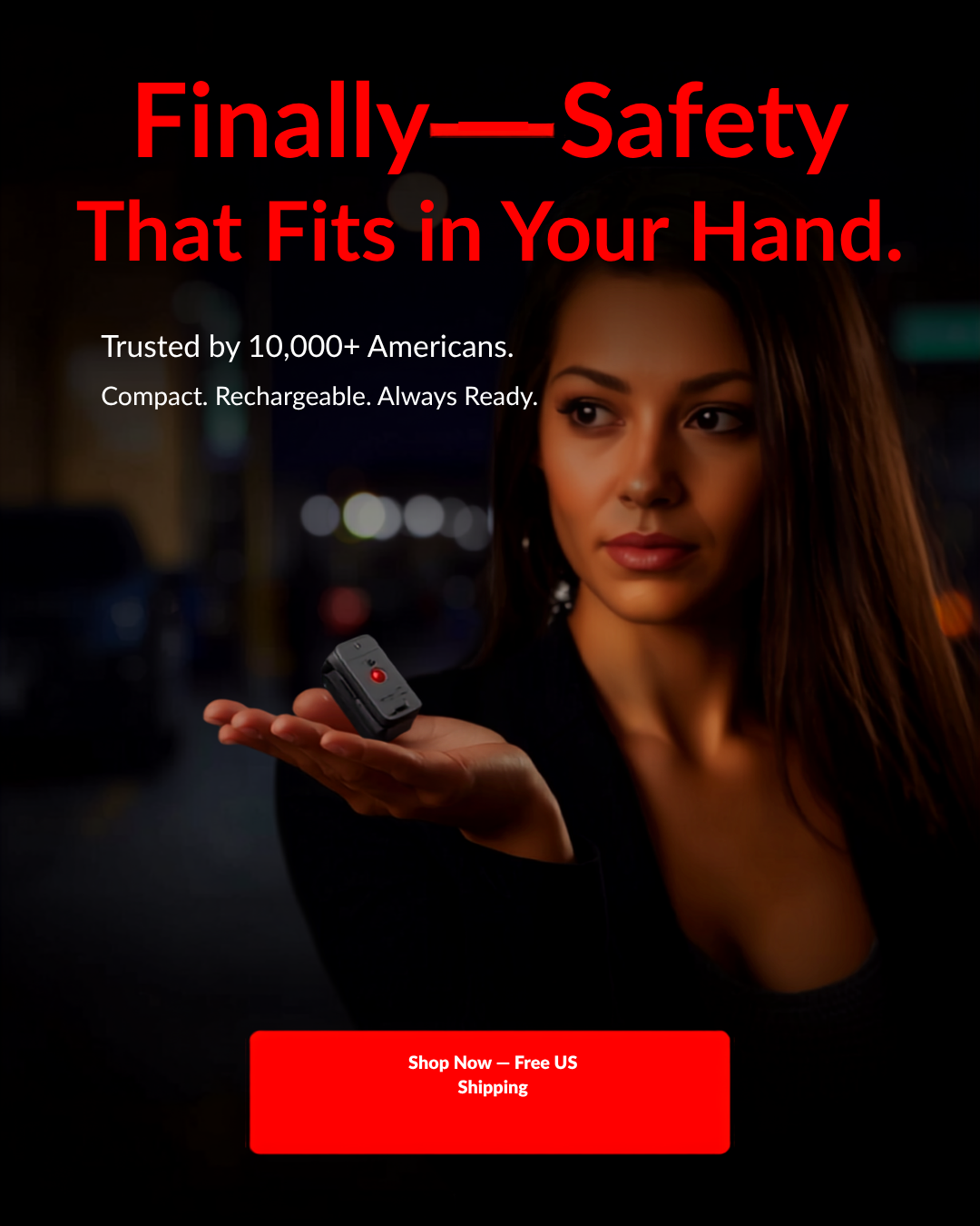PalmaStrike™ — Finally, Safety That Fits in Your Hand
