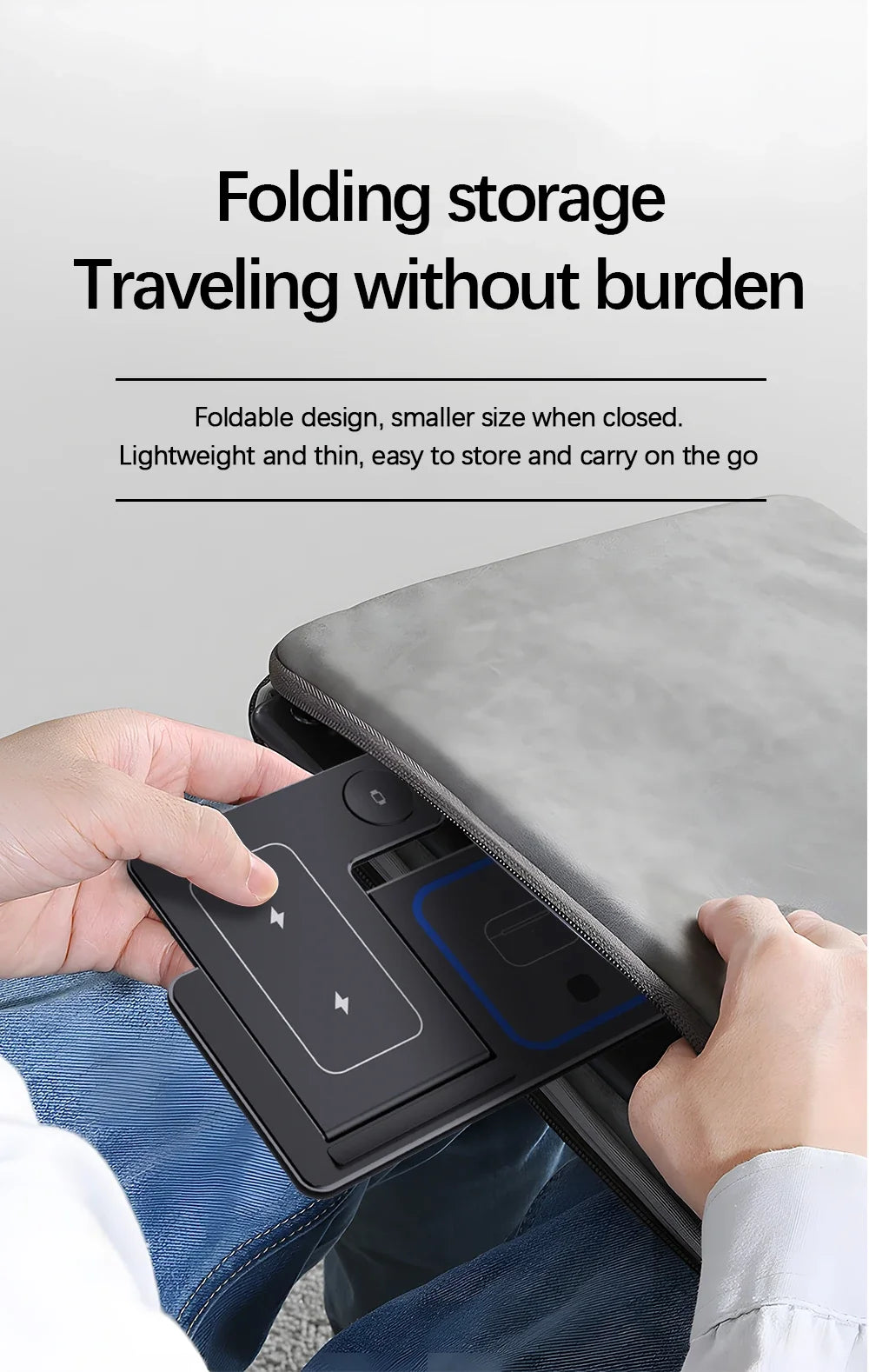 3 in 1 Foldable Wireless Charging Stand