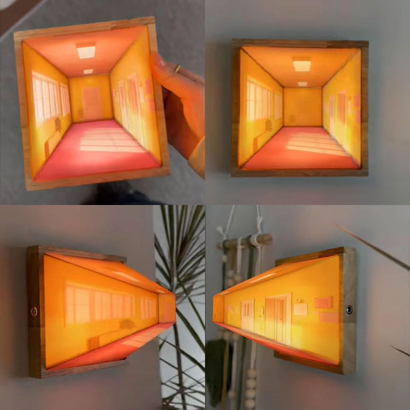3D LED Illusion Wall Lamp