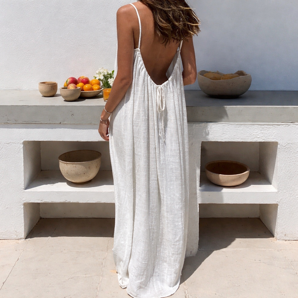 #1 Backless Cami Dress