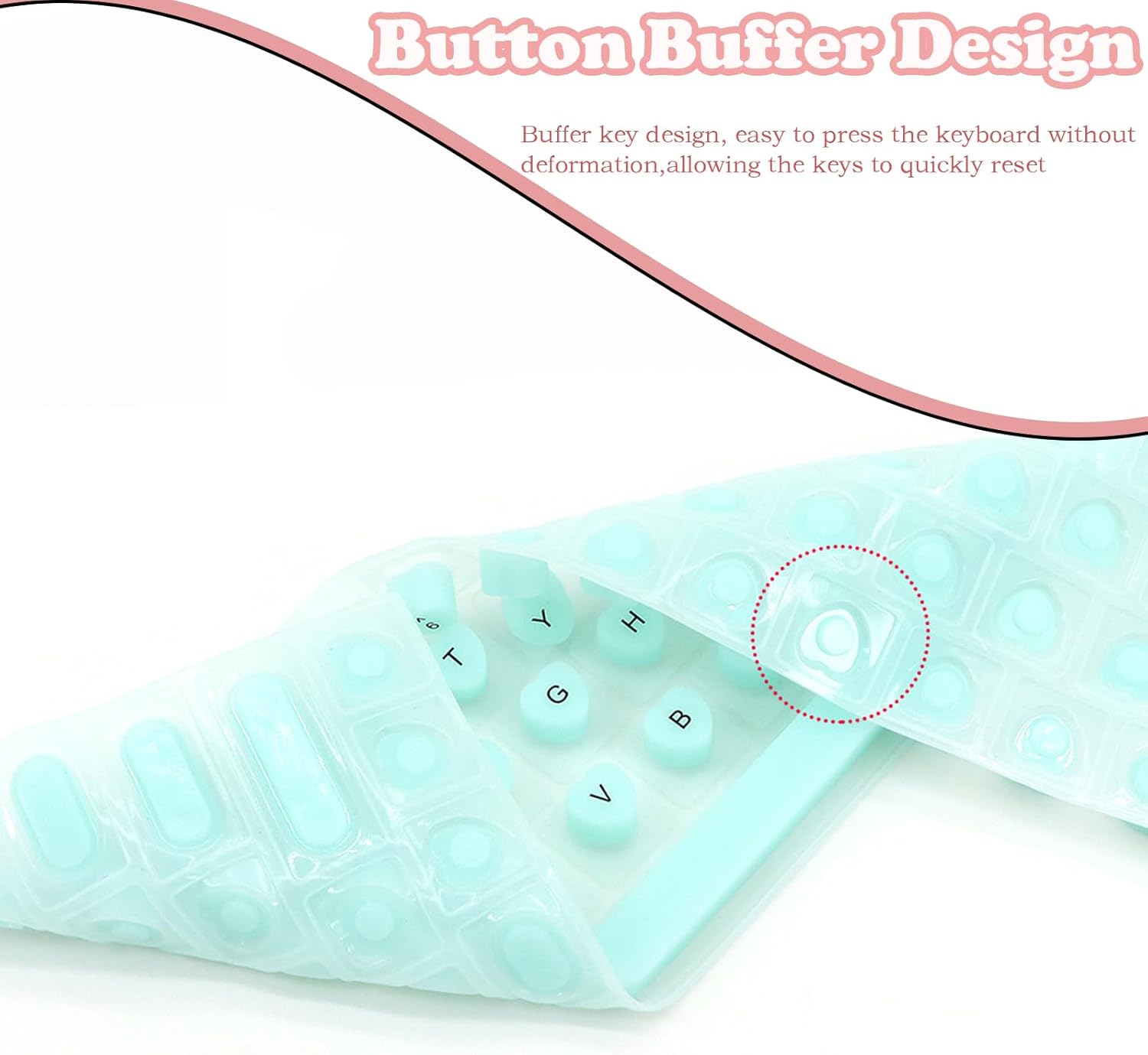 Silicone NailGuard Keyboard Shield