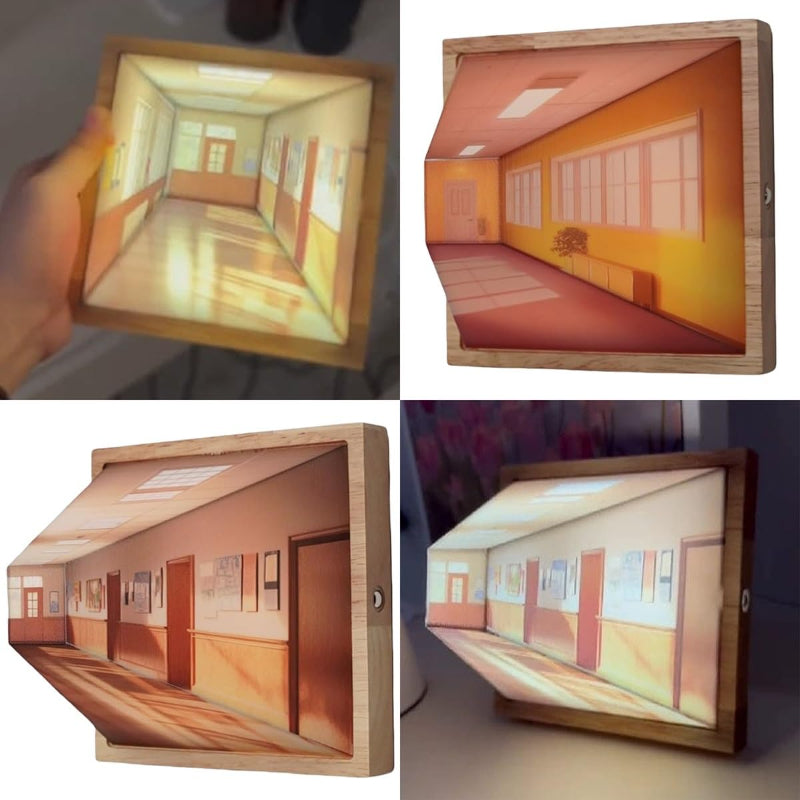 3D LED Illusion Wall Lamp