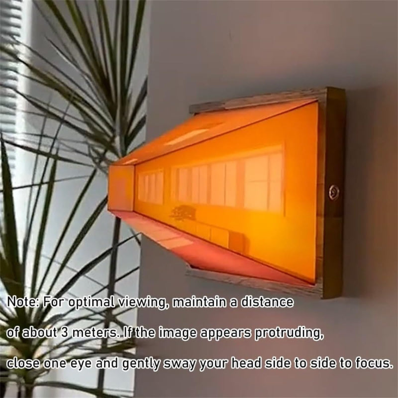 3D LED Illusion Wall Lamp