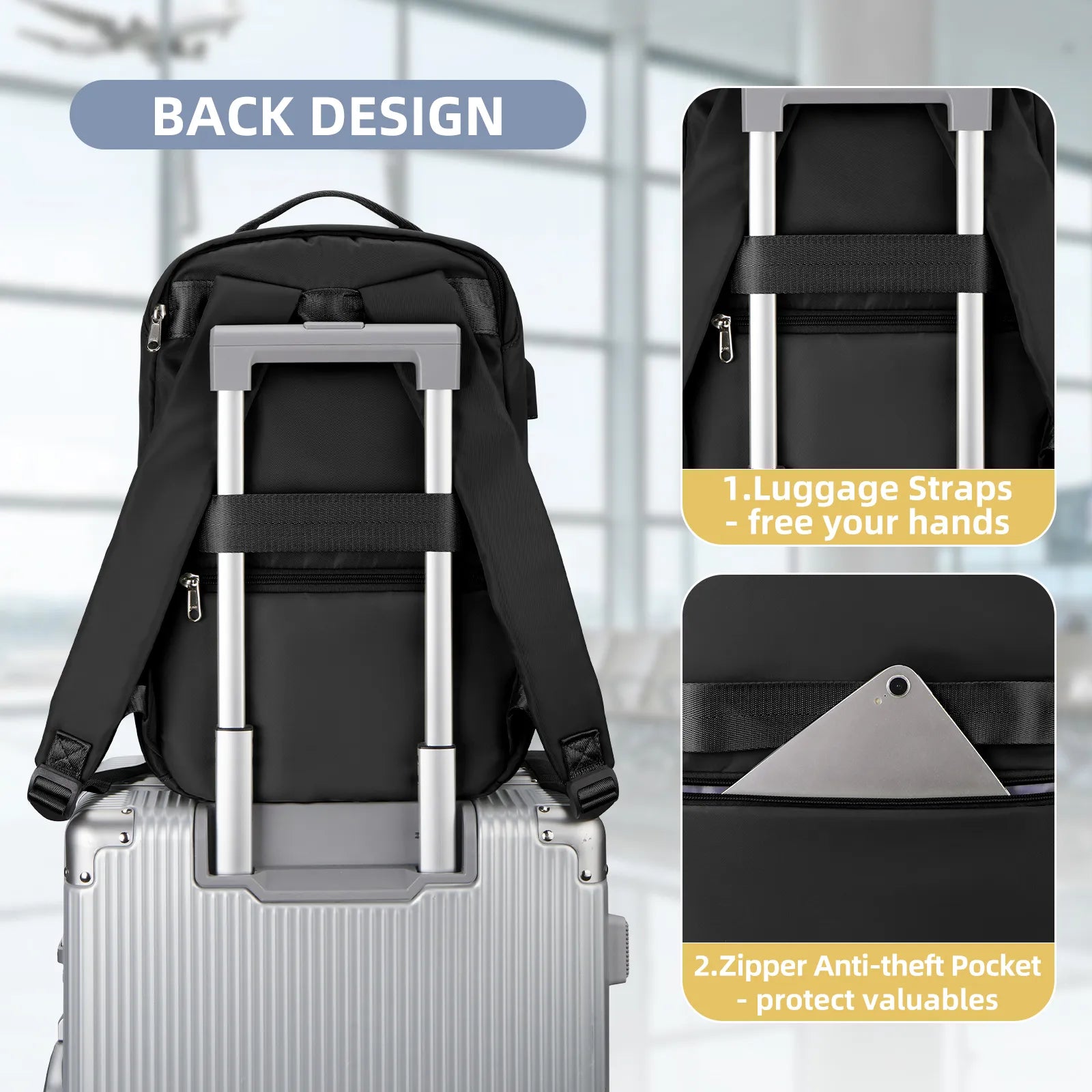 Multifunctional Travel Backpack Cabin Bag