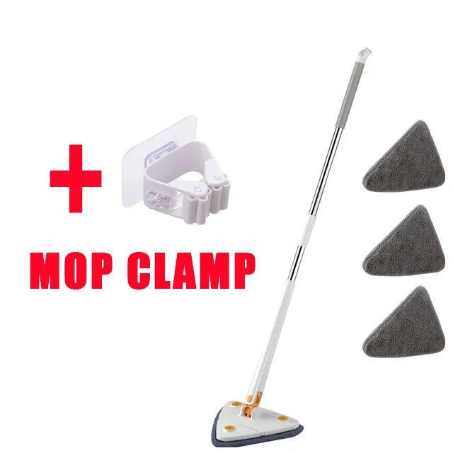 Multifunctional Triangle Self-draining Lazy Mop