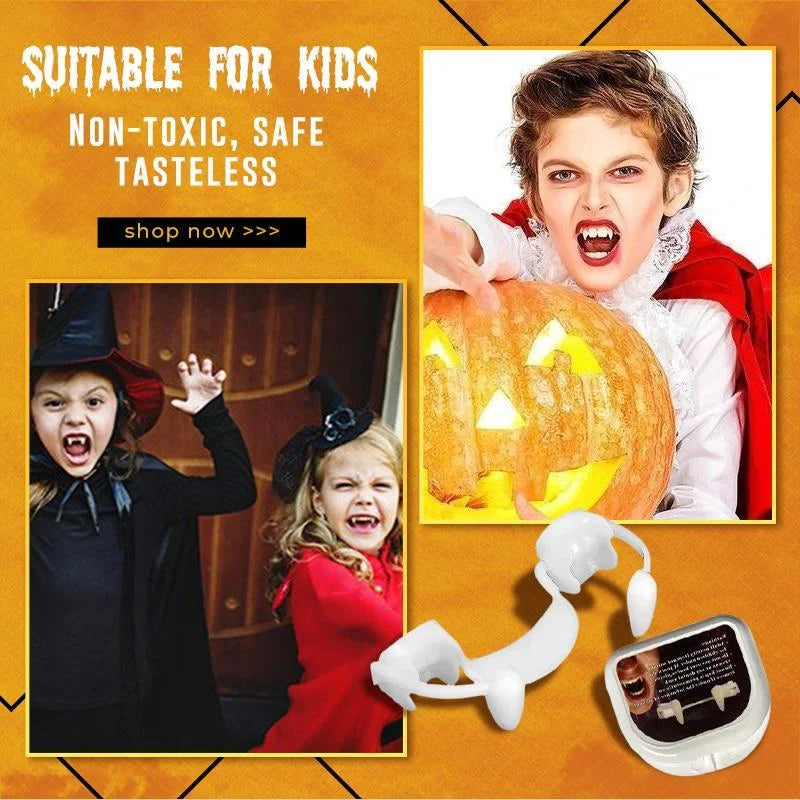  Retractable Halloween Vampire Fangs