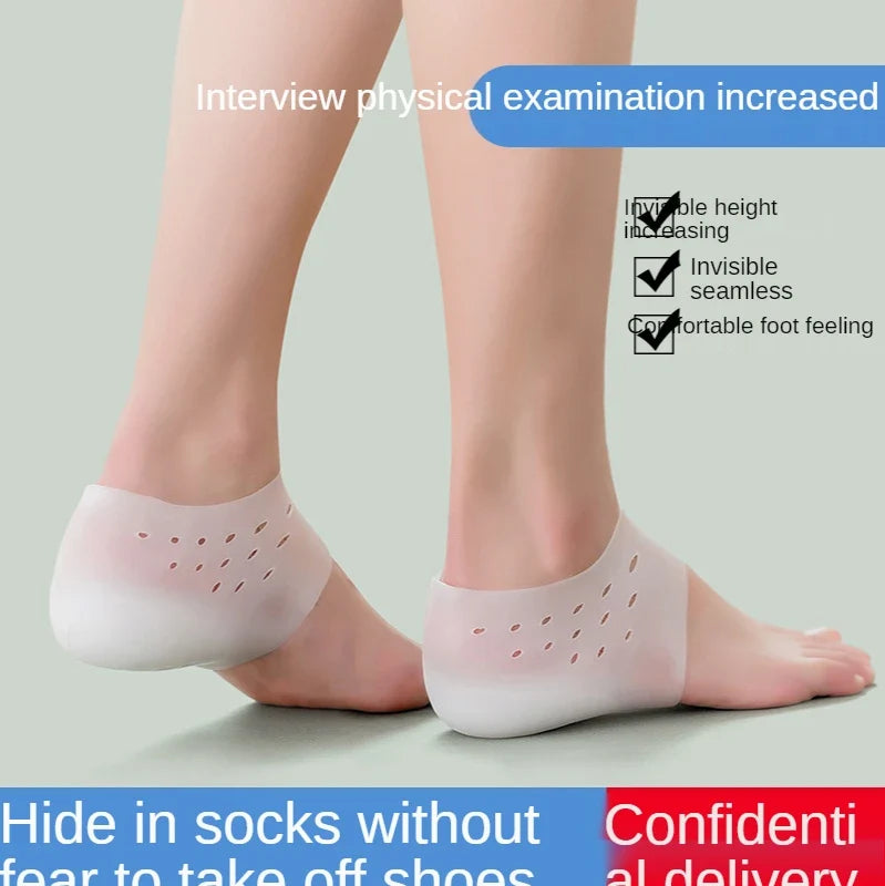 Unisex Invisible Height Increase Silicone Insole