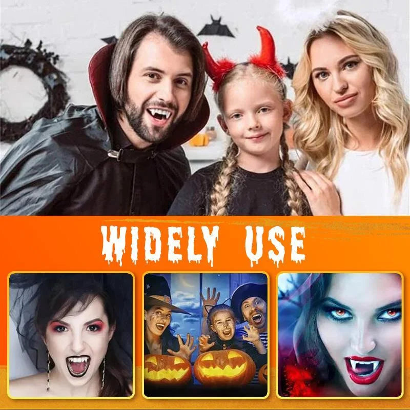  Retractable Halloween Vampire Fangs