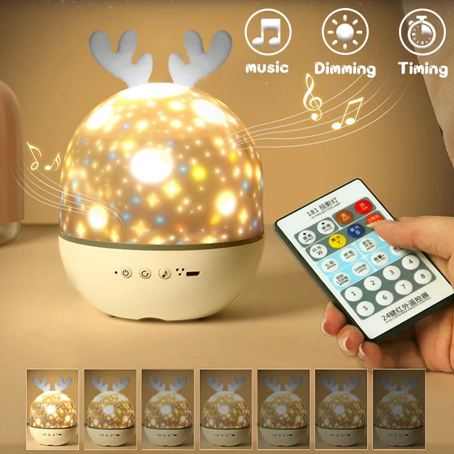Starry Sky Projector Night Lamp