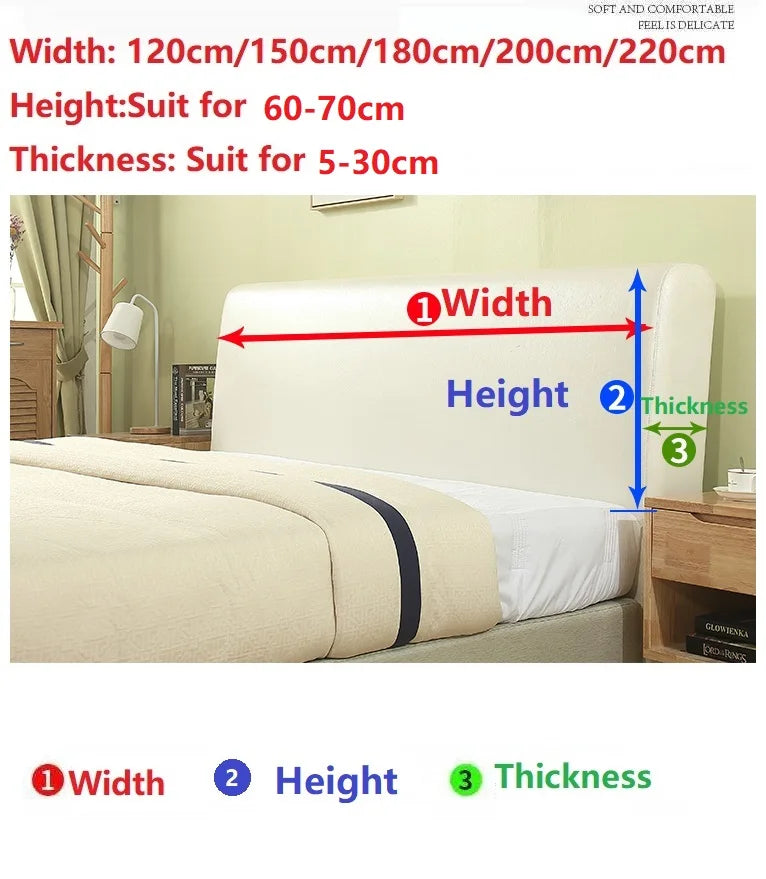 Luxury Plush Quilted Headboard Protector