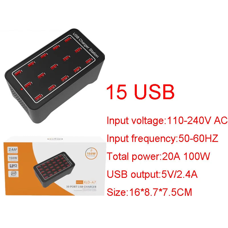 Desktop Multiple USB Charging Hub
