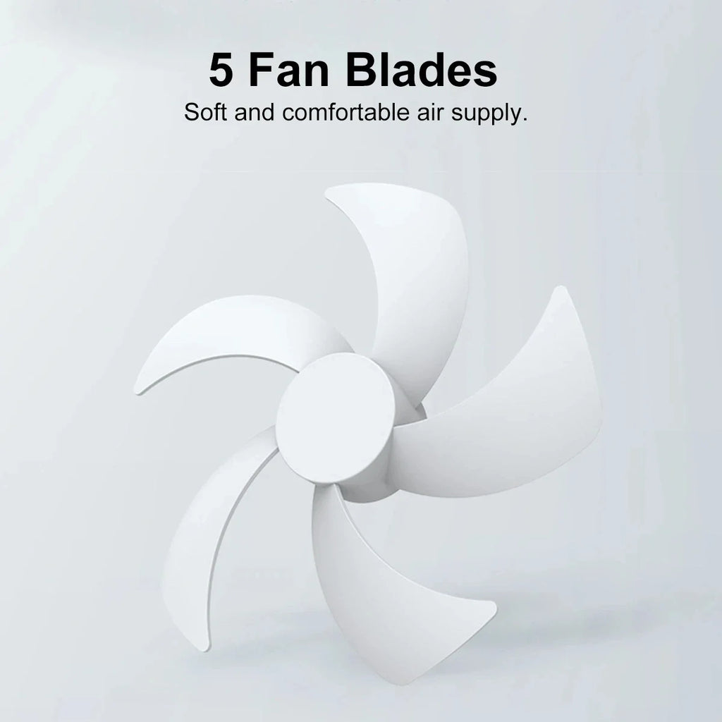 USB Rechargeable Fan with Lamp