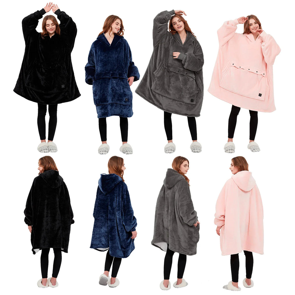 Heating oversized Hoodie