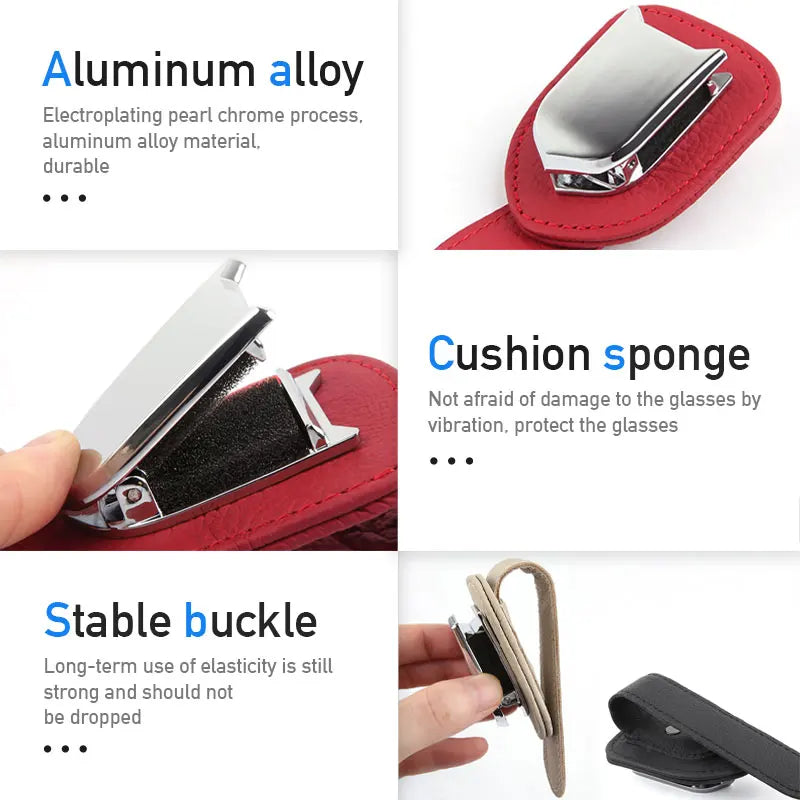 Car Visor Glasses Holder Clip