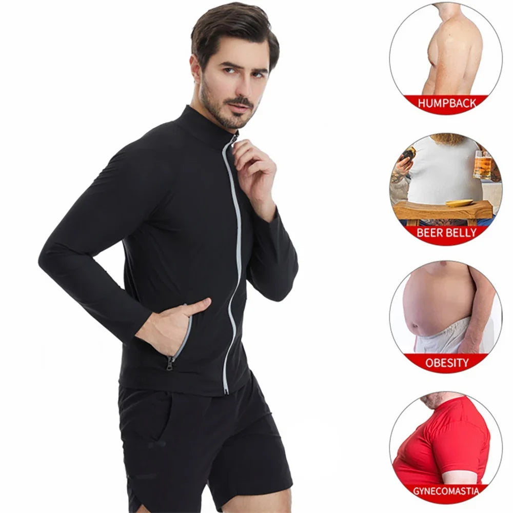 Sauna Sweat Compression Vest and Jacket