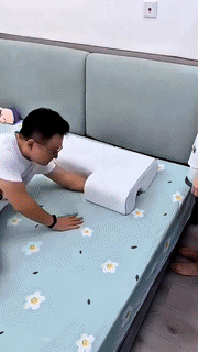 Memory Foam Couples Pillow with Arm Rest