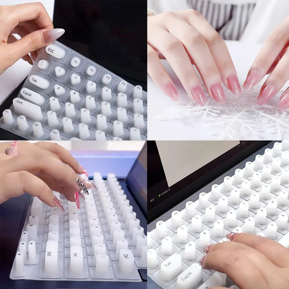 Silicone NailGuard Keyboard Shield