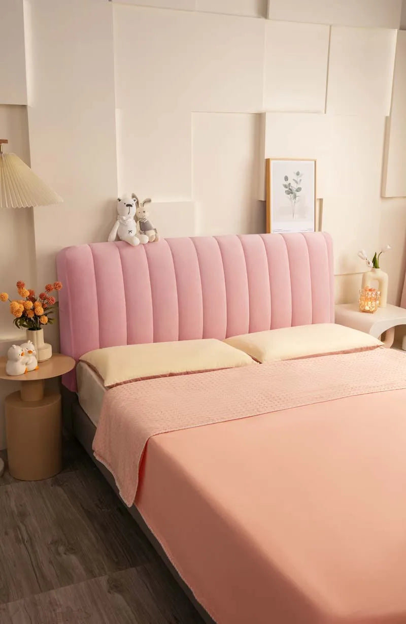 Luxury Plush Quilted Headboard Protector