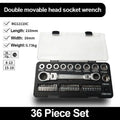 Multi-Functional Double-Ended Ratchet Wrench Set
