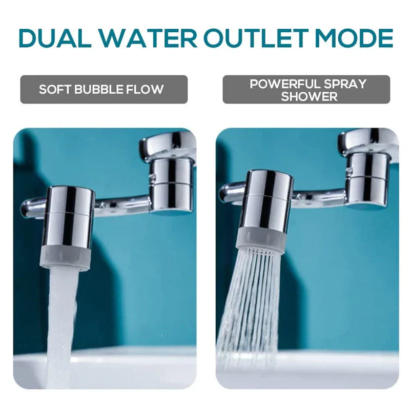 1080 Degree Rotating Faucet Extender - Dual Mode