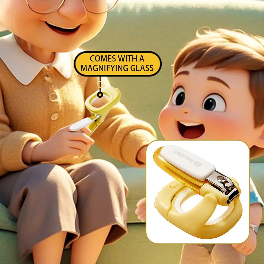Baby Nail Clipper Magnifier With LED Light