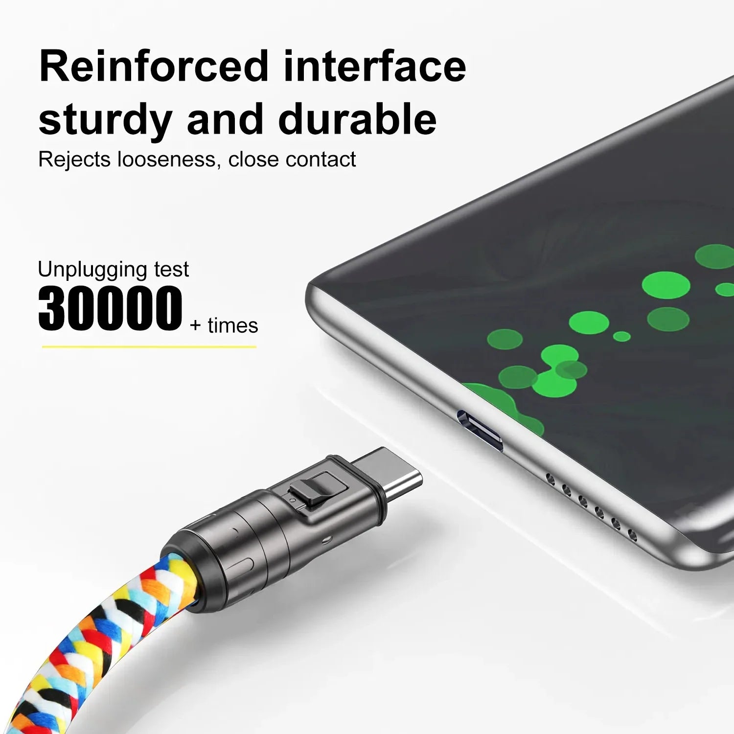 2 In 1 Lanyard Strap Fast Charging Cable