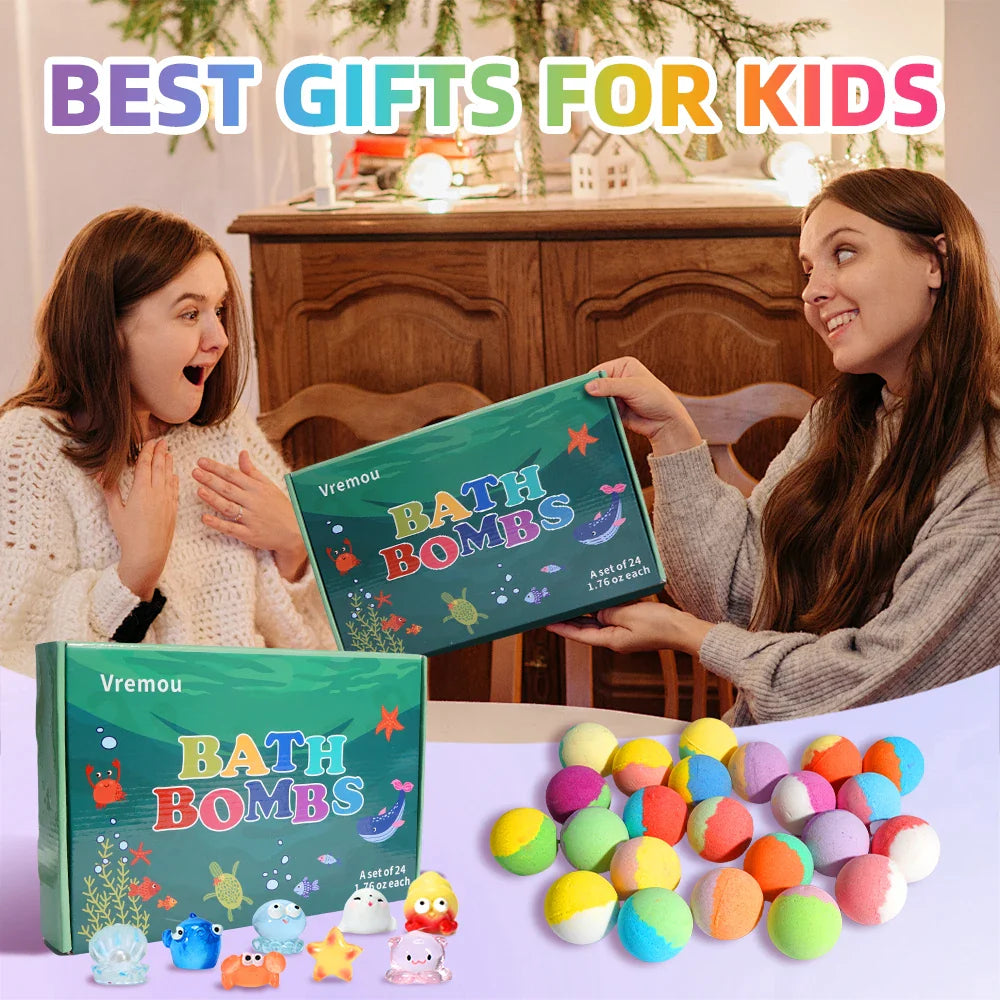 #1 Bath Bombs for Kids with Toys Inside
