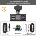Three Channel Car HD DashCam