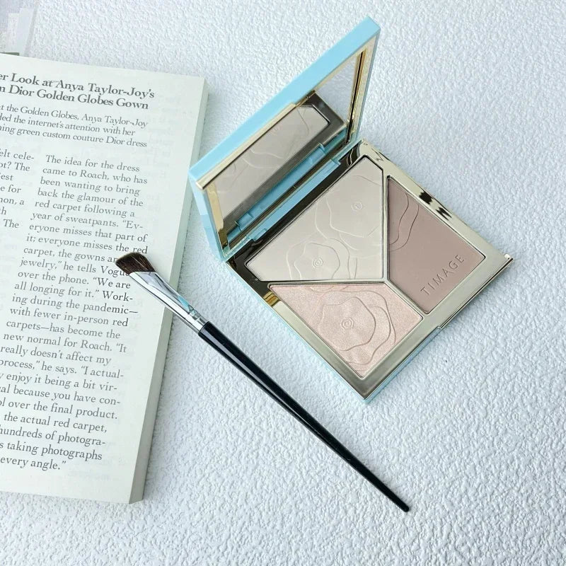 Three-Dimensional 3 in 1 Contouring Palette