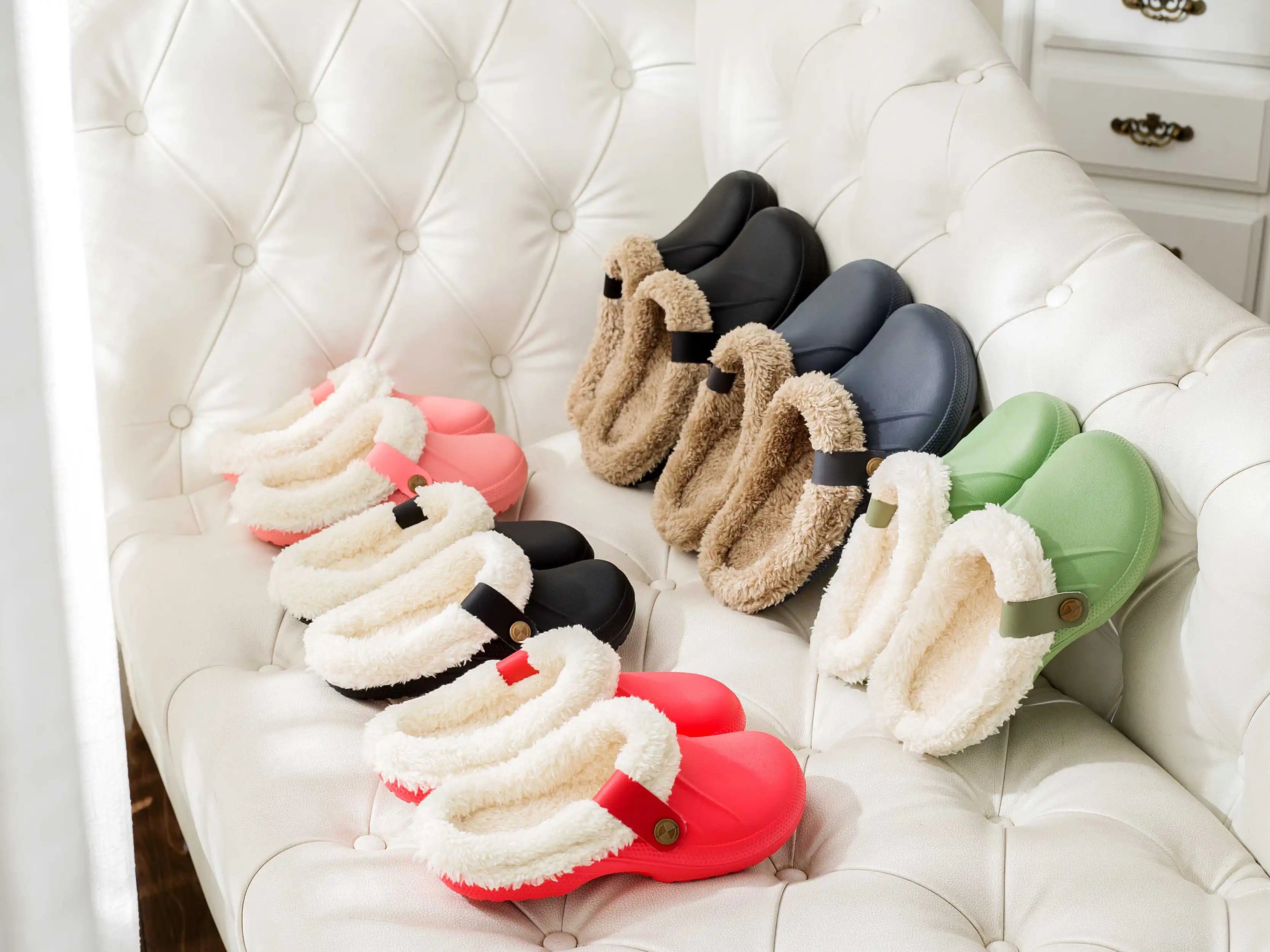 Antiskid Fuzzy Plush Walkers
