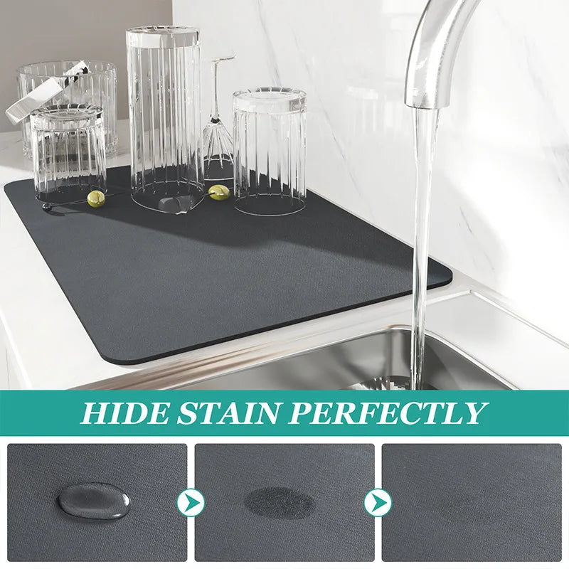 Kitchen Countertop Water Absorbent Mat