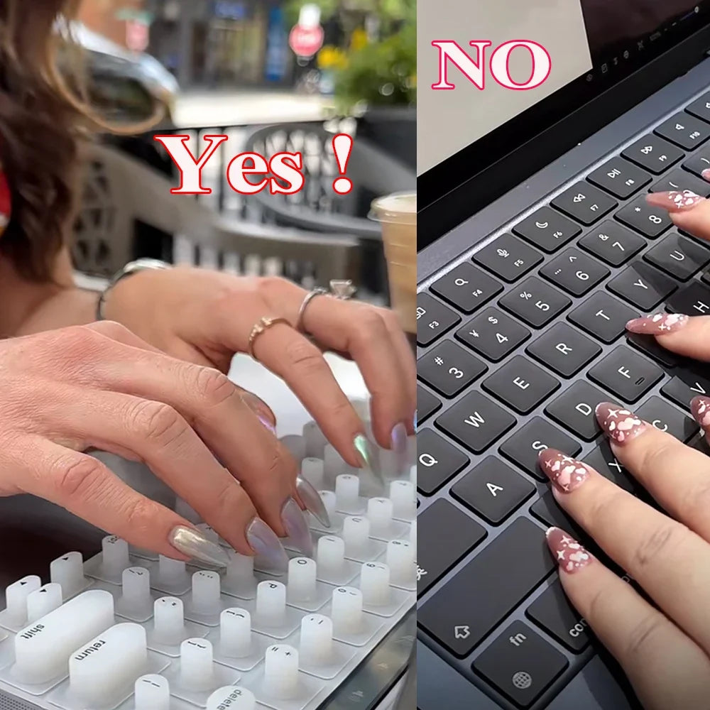 Silicone NailGuard Keyboard Shield