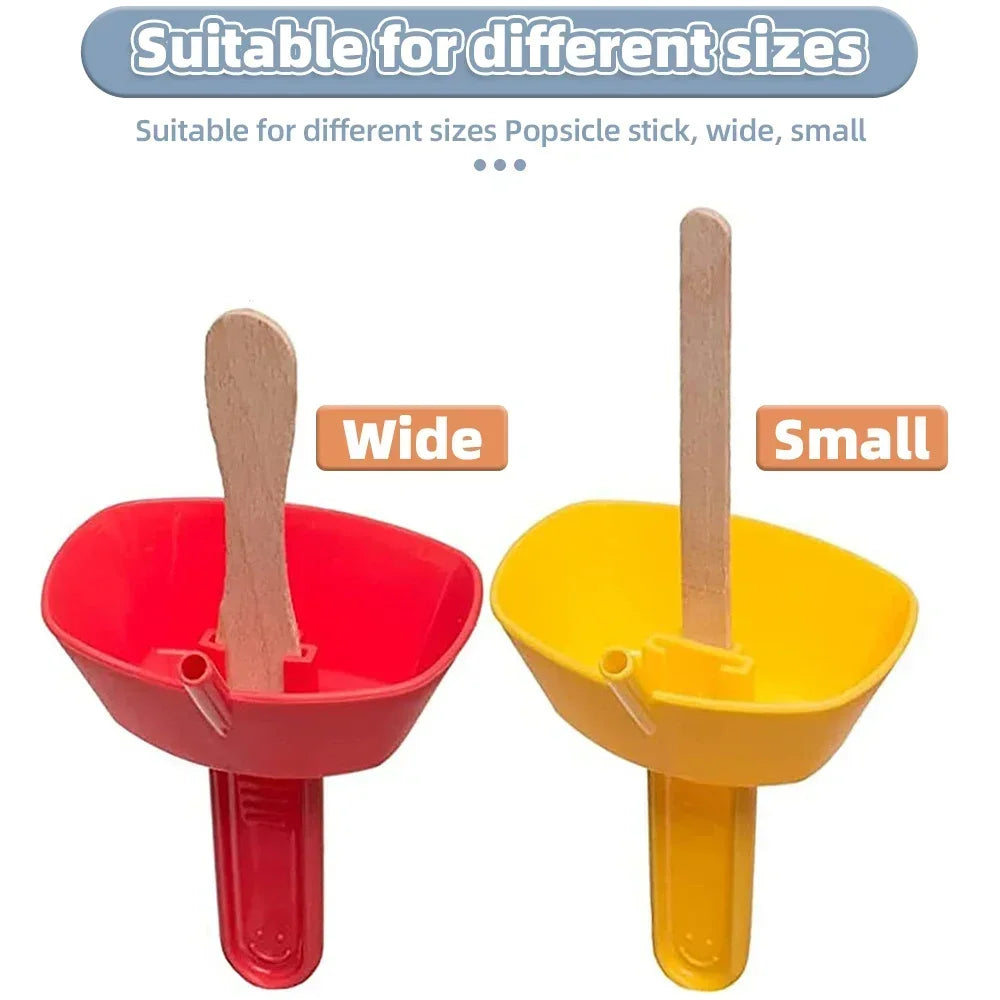 Popsicle Holder with Straw