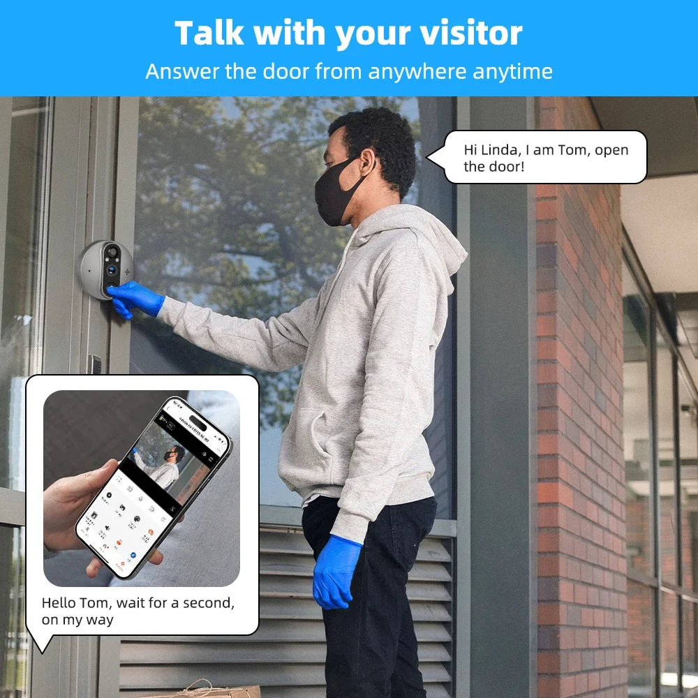 WiFi Door Bell Eye Camera