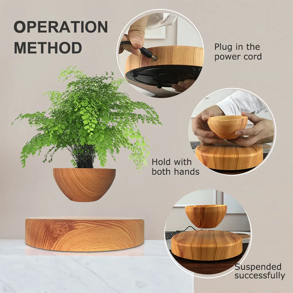 Magnetic Levitation Floating Pot