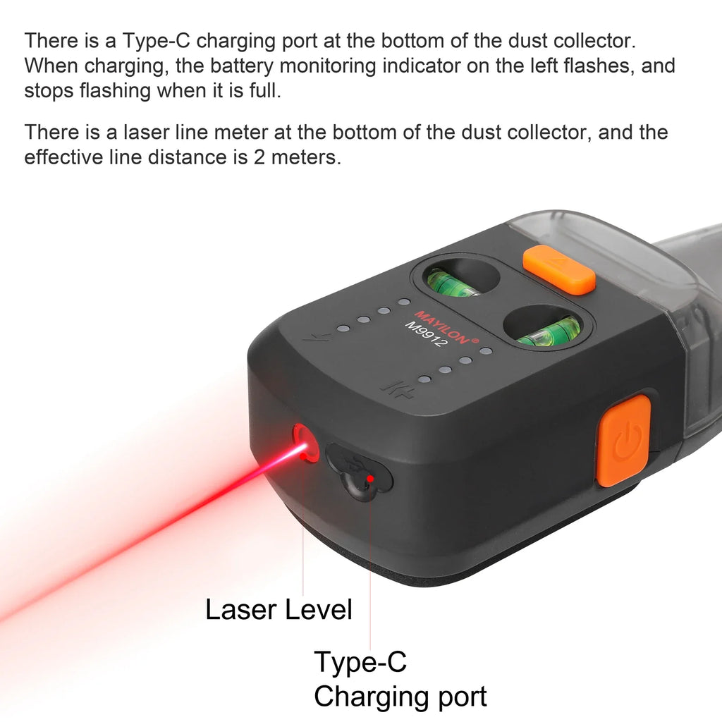 PowerGrip Laser Lever & Dust Collector