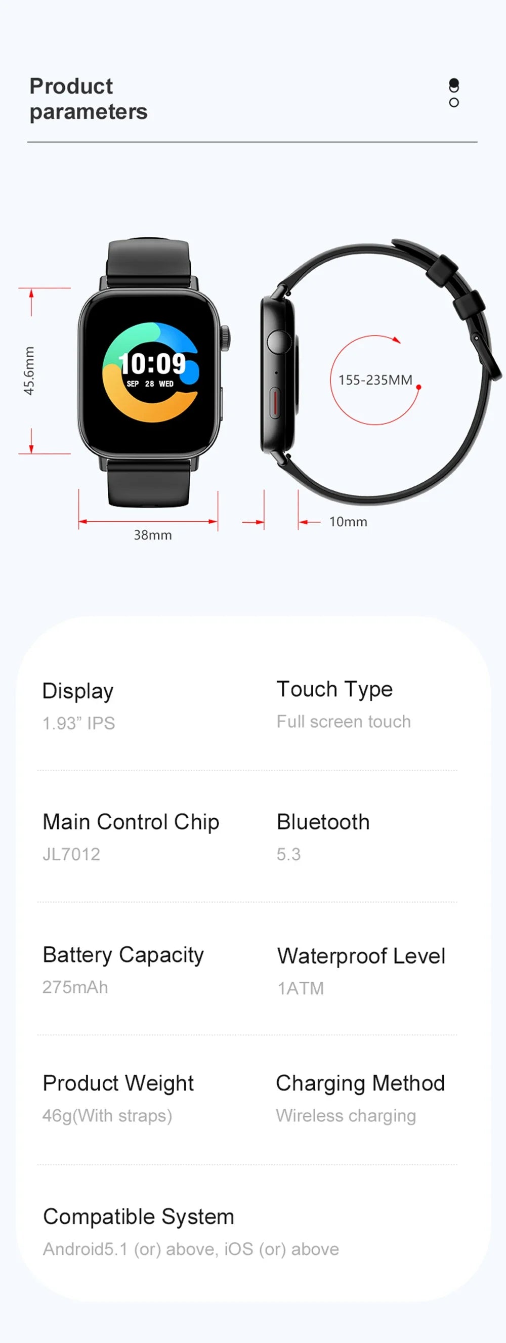 2 In 1 Fitness Tracker Voice Calling Smart Watch