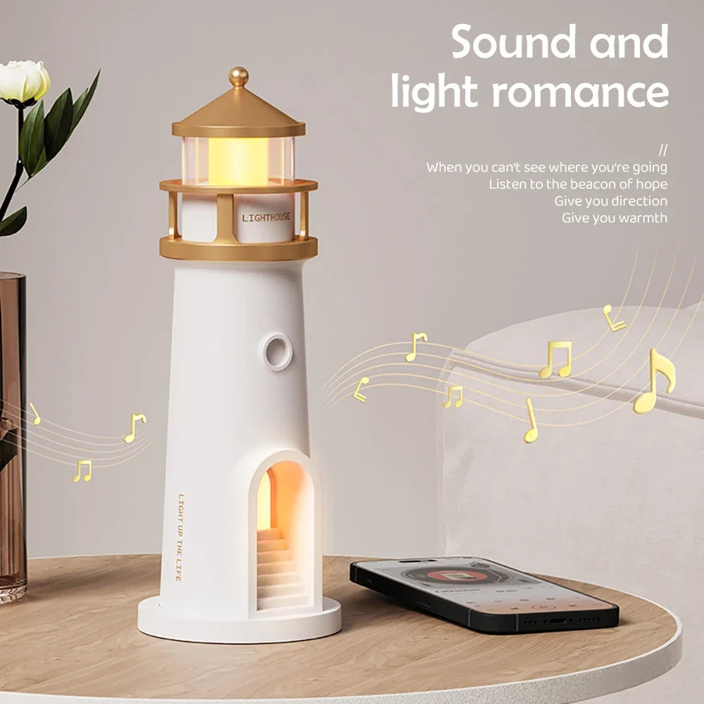 Lighthouse Moon Projection Room Decor