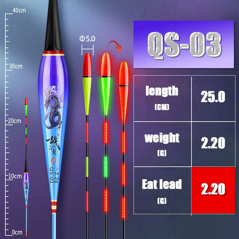 Electronic Float LED Fishing Rod