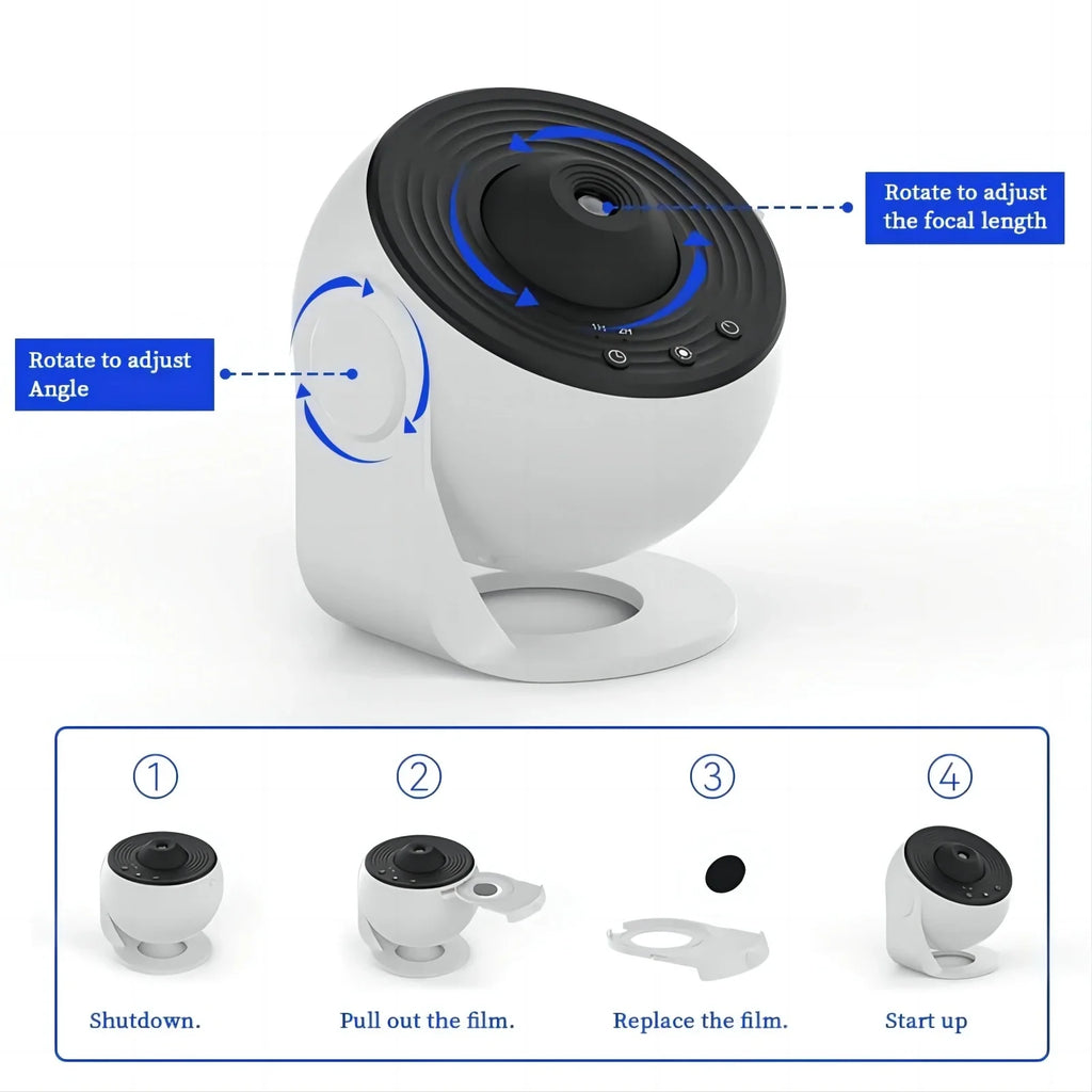360° Rotate Planetarium Projector Night Lamp