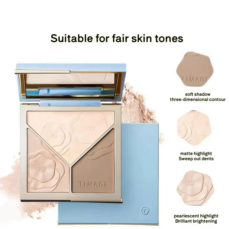 Three-Dimensional 3 in 1 Contouring Palette