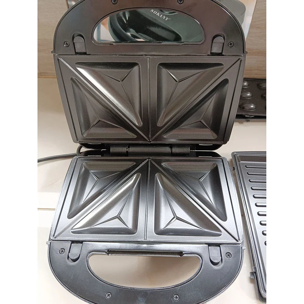 6 in 1 Donut Sandwich and Waffle making machine