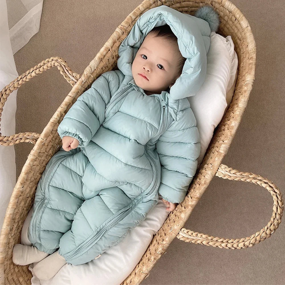 Baby Winter Hooded Jumpsuit