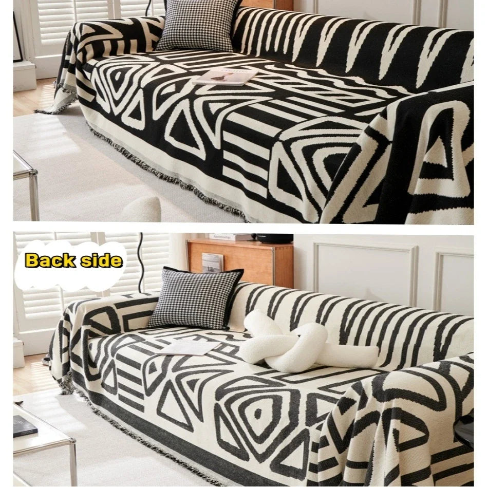 Sofa Towel With Tassels