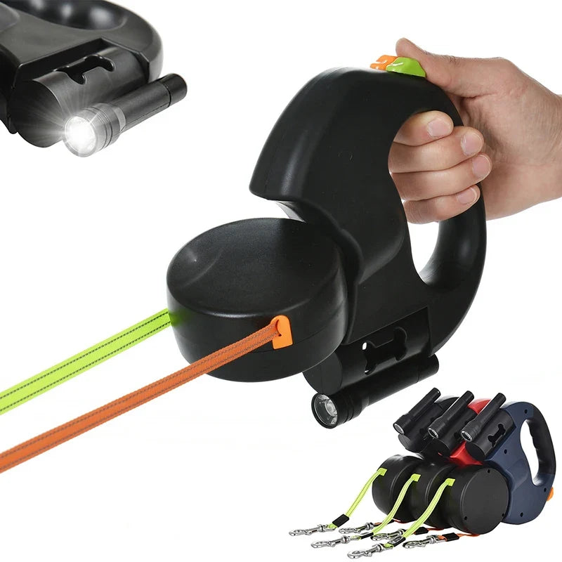Zero Tangle Retractable Pet Walking Leash