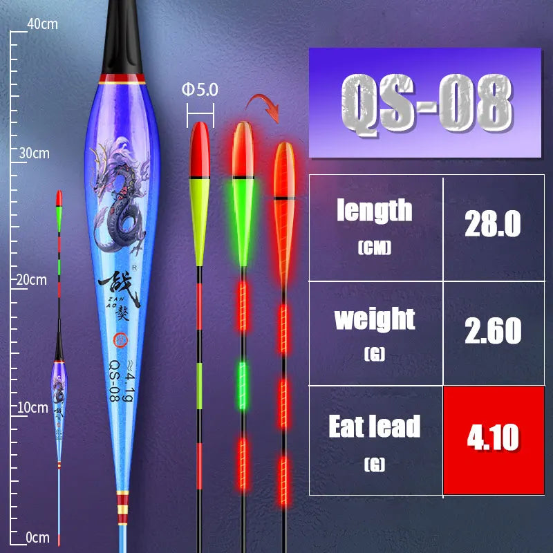 Electronic Float LED Fishing Rod