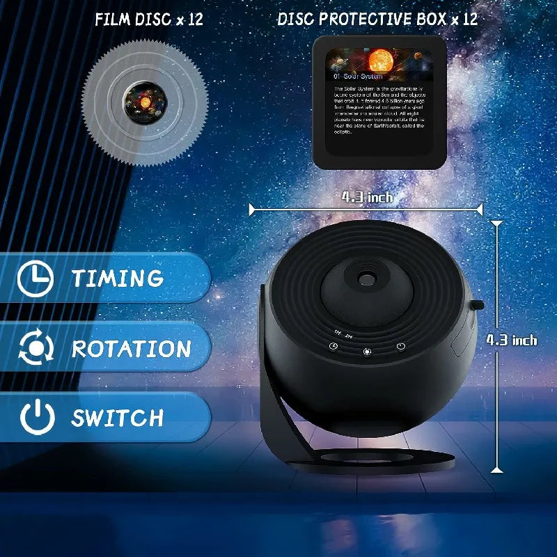 360° Rotate Planetarium Projector Night Lamp
