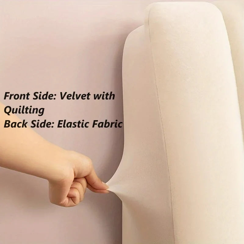 Luxury Plush Quilted Headboard Protector