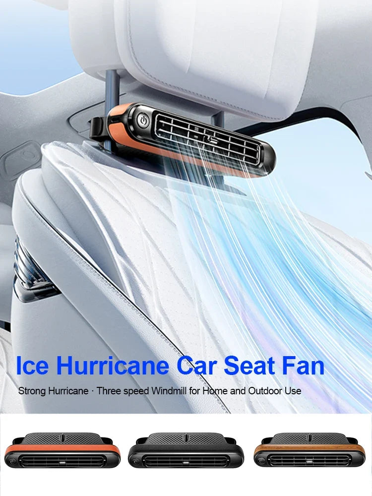 USB Turbo Car Seat Cooling Fan