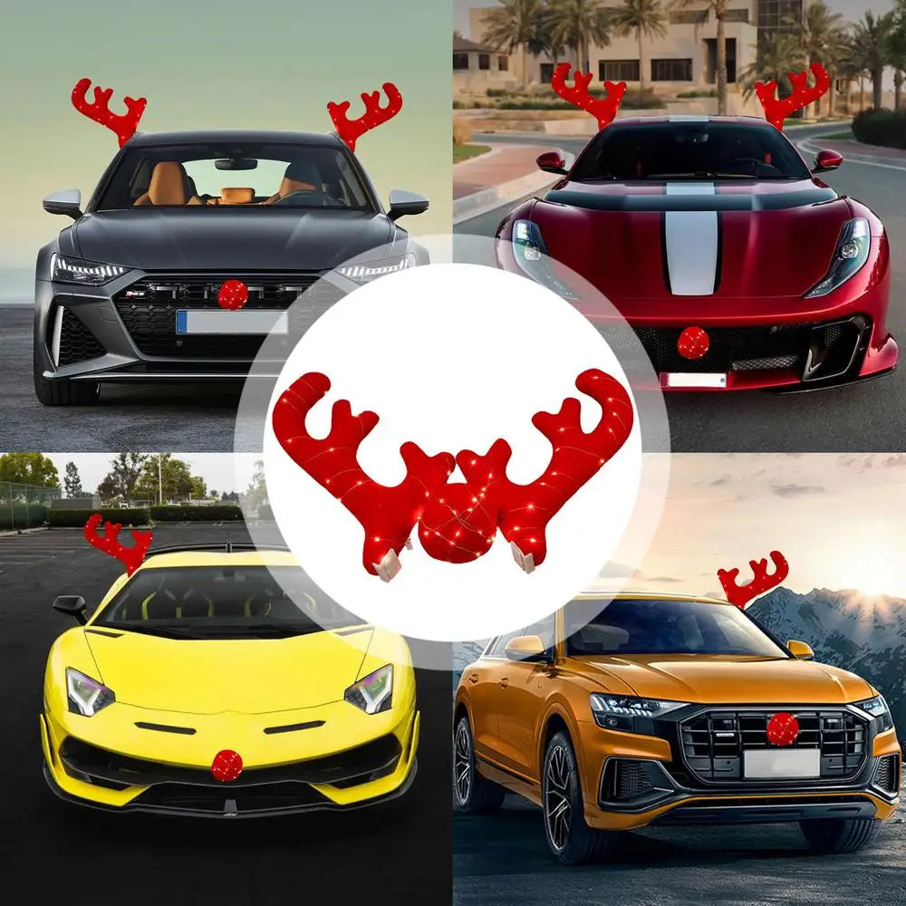 Christmas Reindeer Antlers For Cars